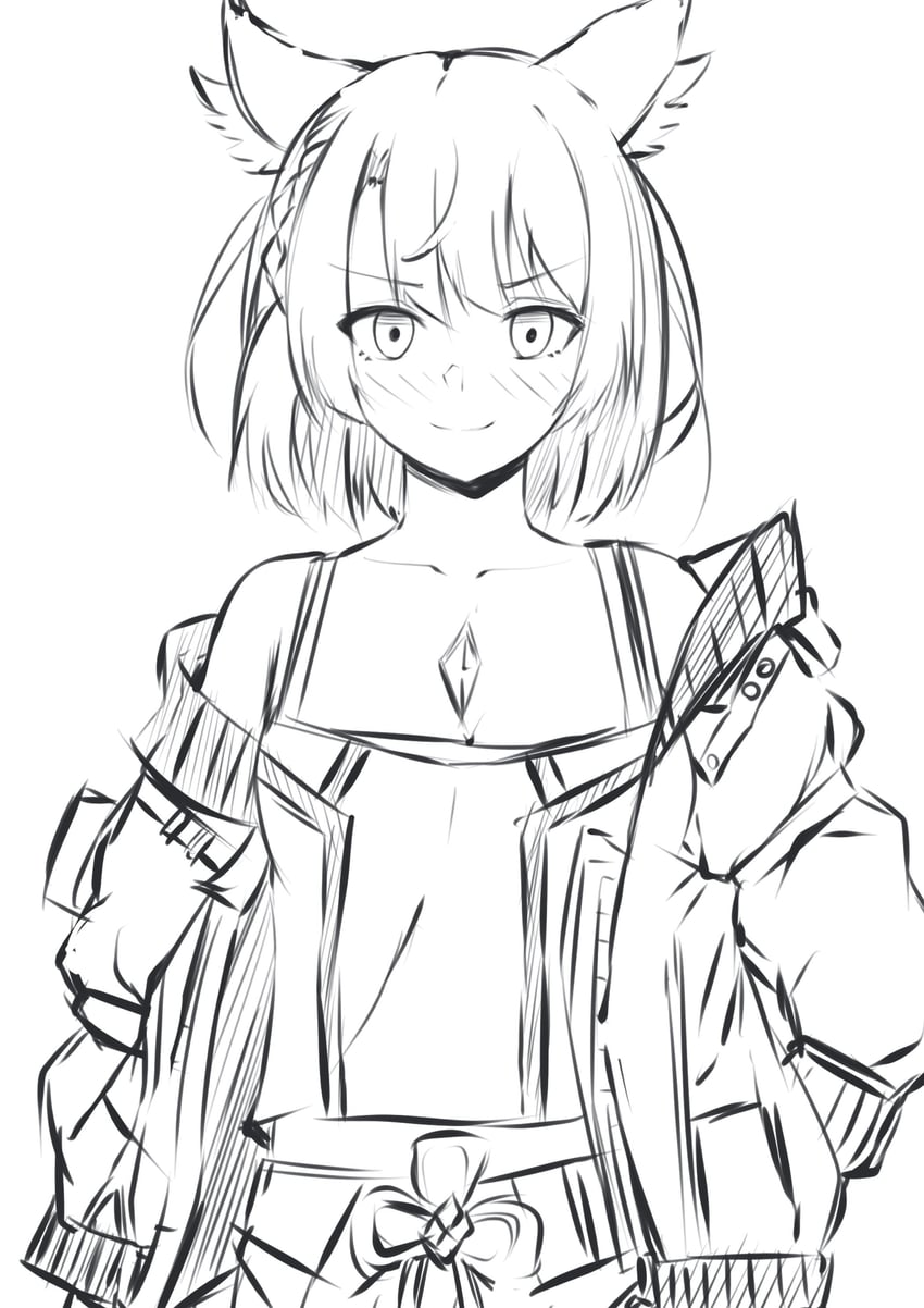 mio (xenoblade chronicles and 1 more) drawn by latte_(latte_daruta2)