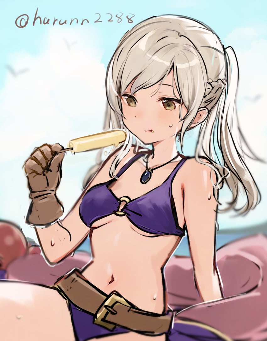 female robin (fire emblem and 2 more) drawn by haru_(nakajou-28)