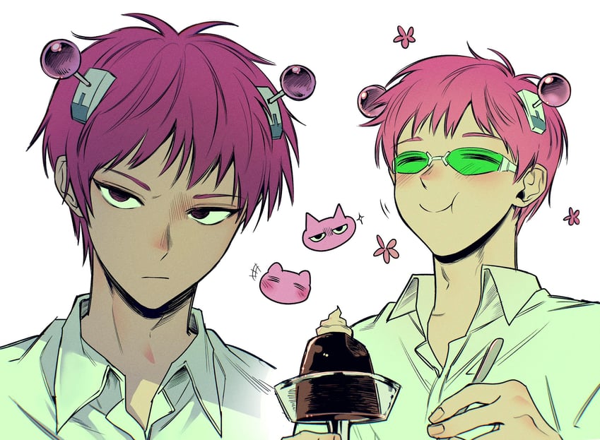 saiki kusuo (saiki kusuo no psi nan) drawn by nyakv_v