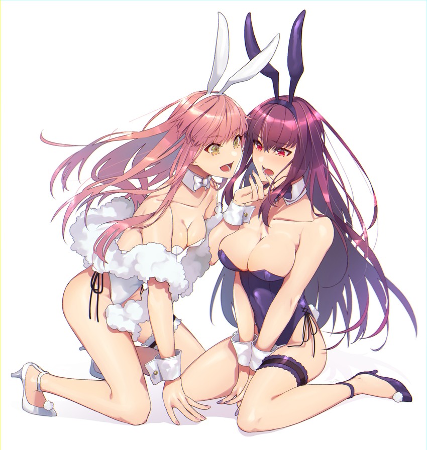 scathach and medb (fate and 1 more) drawn by tia_(cocorosso)