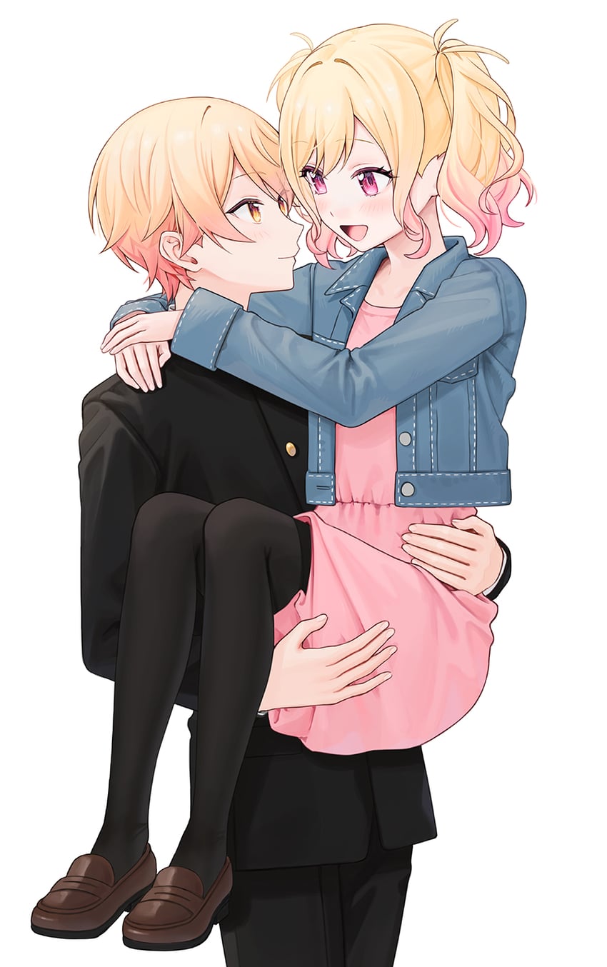 tenma tsukasa and tenma saki (project sekai) drawn by 2_(tsvf3235)