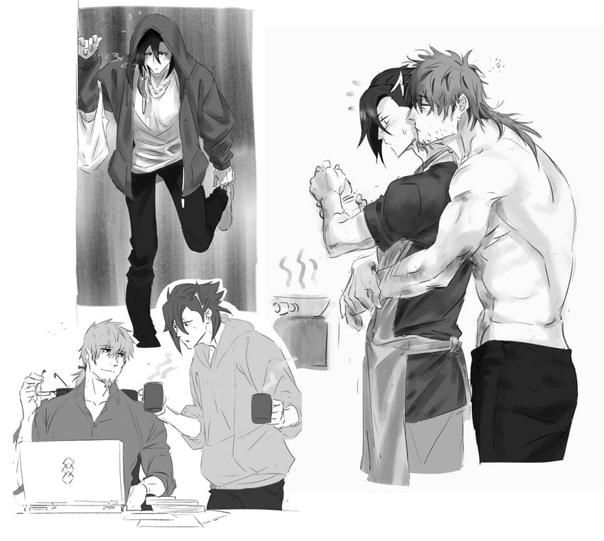 hector and mandricardo (fate and 1 more) drawn by bcbcmmmmm