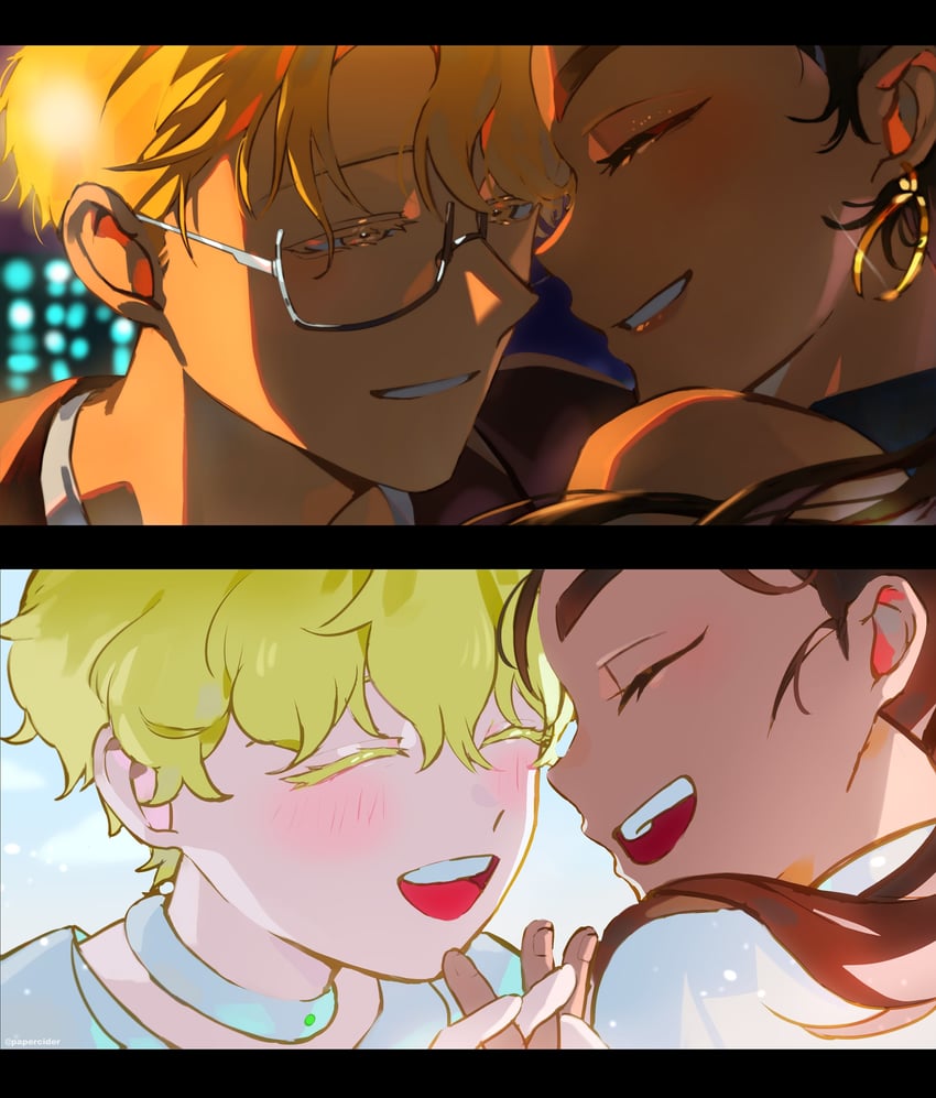luka and hyuna (alien stage) drawn by papercider