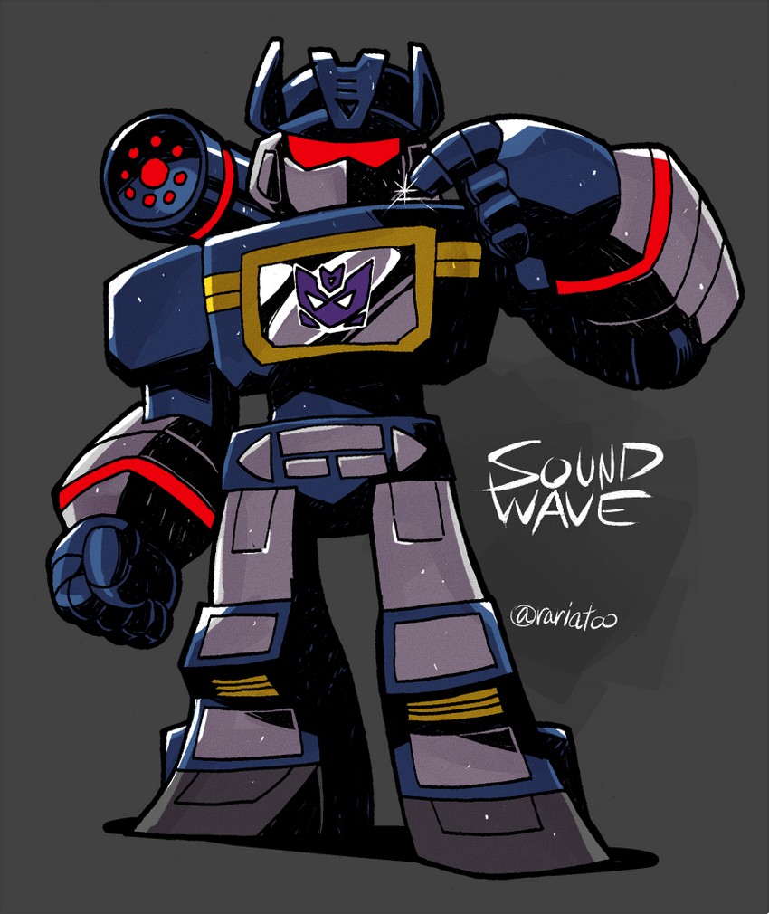 soundwave (transformers and 1 more) drawn by rariatto_(ganguri)
