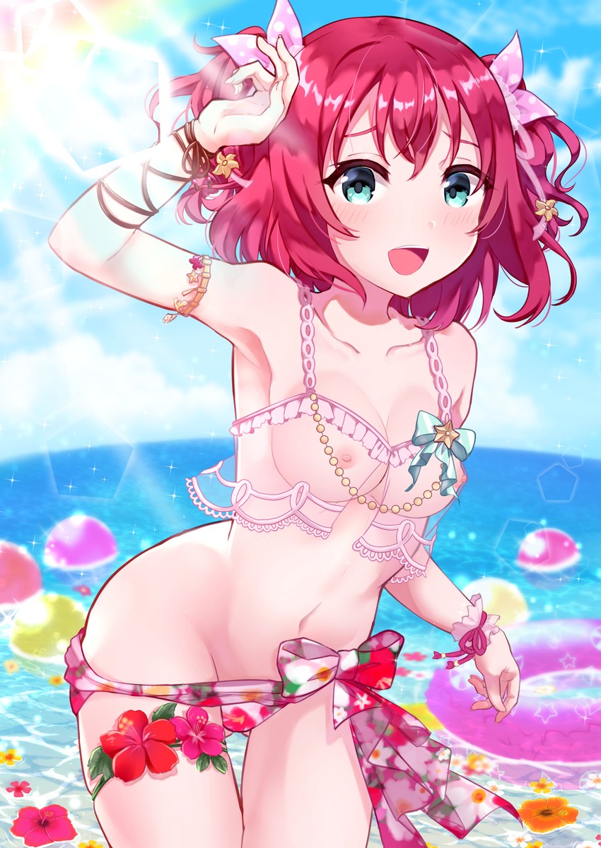 kurosawa ruby (love live! and 1 more) drawn by harukasu_(mememememo)