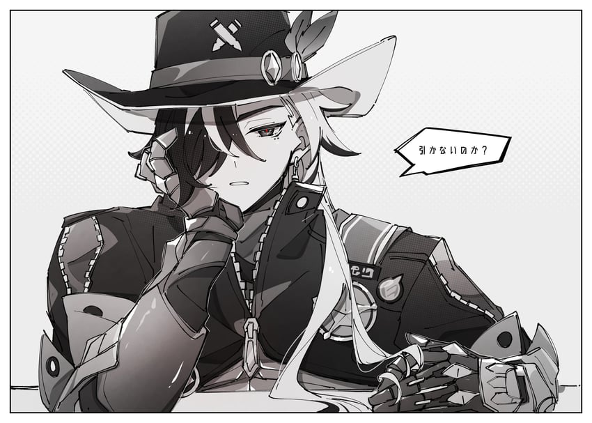 boothill (honkai and 1 more) drawn by jifu_(gifu_7)