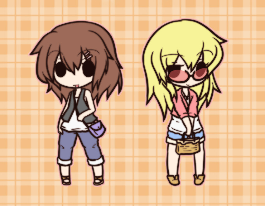 usami renko and maribel hearn (touhou) drawn by fushigi_ebi