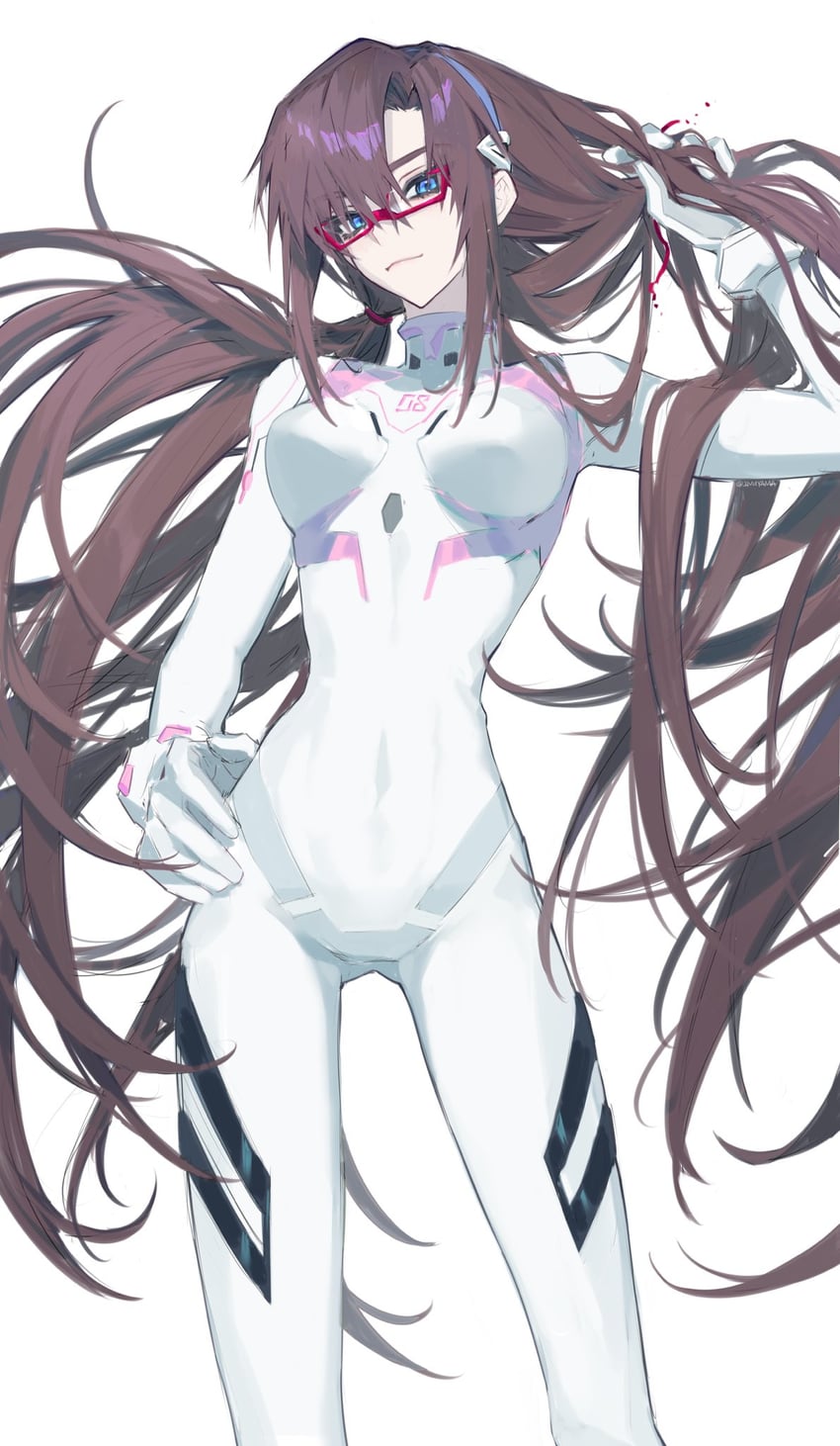 makinami mari illustrious (neon genesis evangelion and 2 more) drawn by inuyama_(inuhill)
