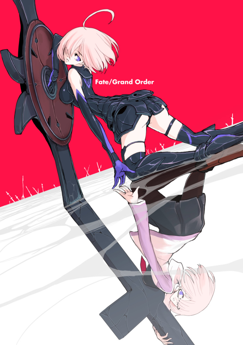 mash kyrielight (fate and 1 more) drawn by boushi-ya