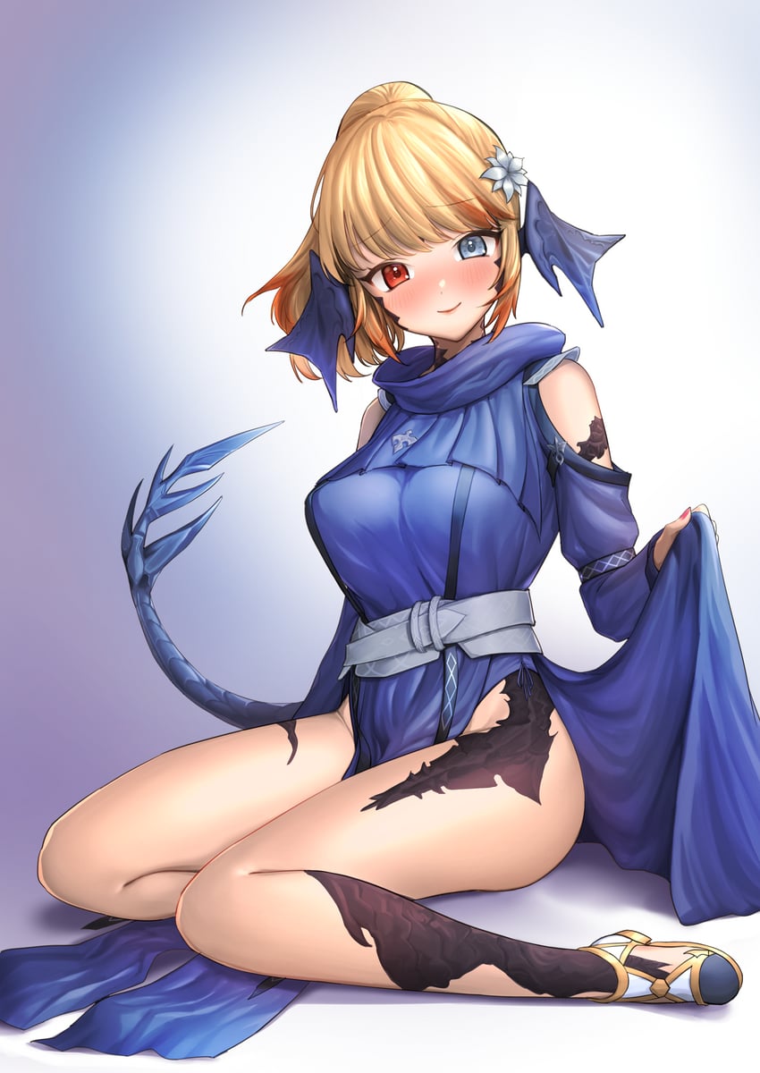 warrior of light (original and 2 more) drawn by zuoye