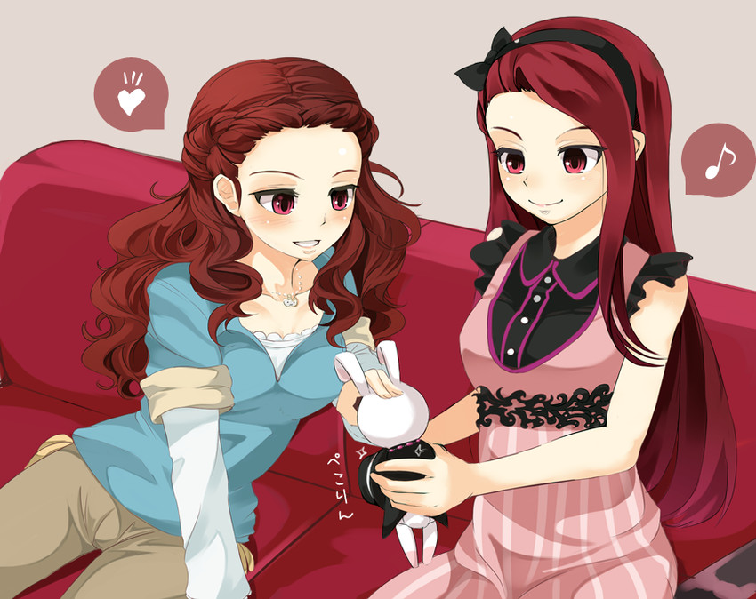 minase iori, usa-chan, and seki hiromi (idolmaster and 1 more) drawn by nira_(vira)