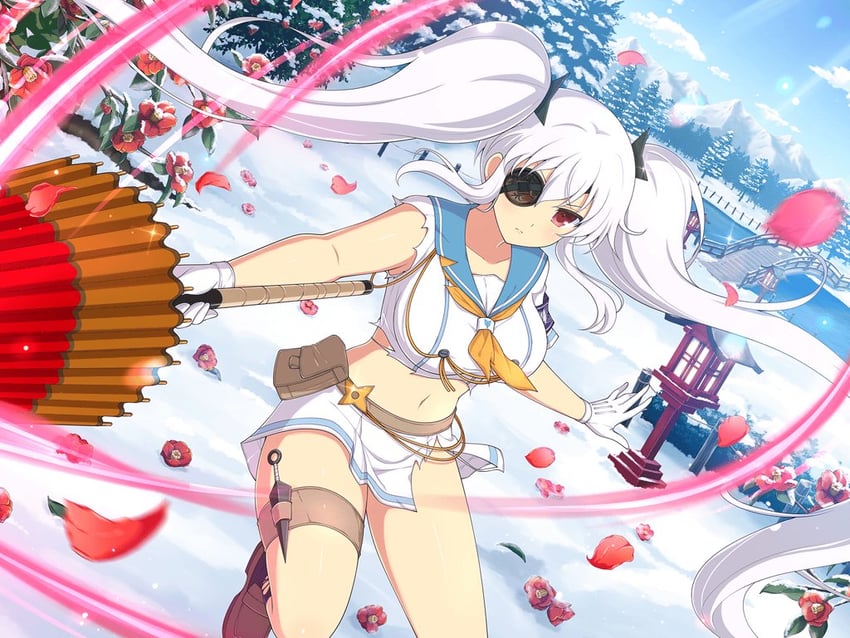 yagyu (senran kagura and 2 more) drawn by yaegashi_nan