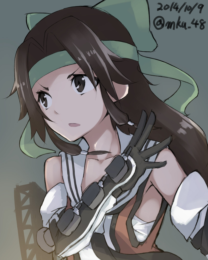 jintsuu and jintsuu kai ni (kantai collection) drawn by mku