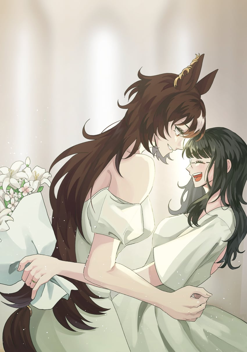 trainer, sirius symboli, female trainer, and akira (original and 1 more) drawn by bujori