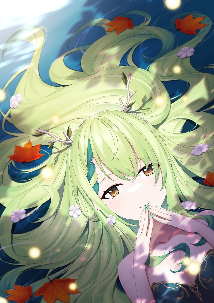 ceres fauna (hololive and 1 more) drawn by carolrin