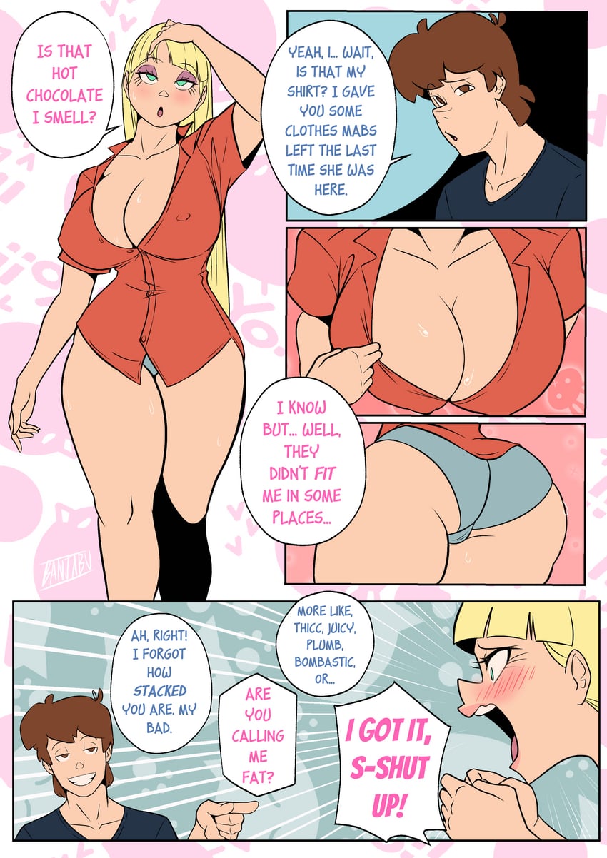 dipper pines and pacifica northwest (gravity falls) drawn by banjabu