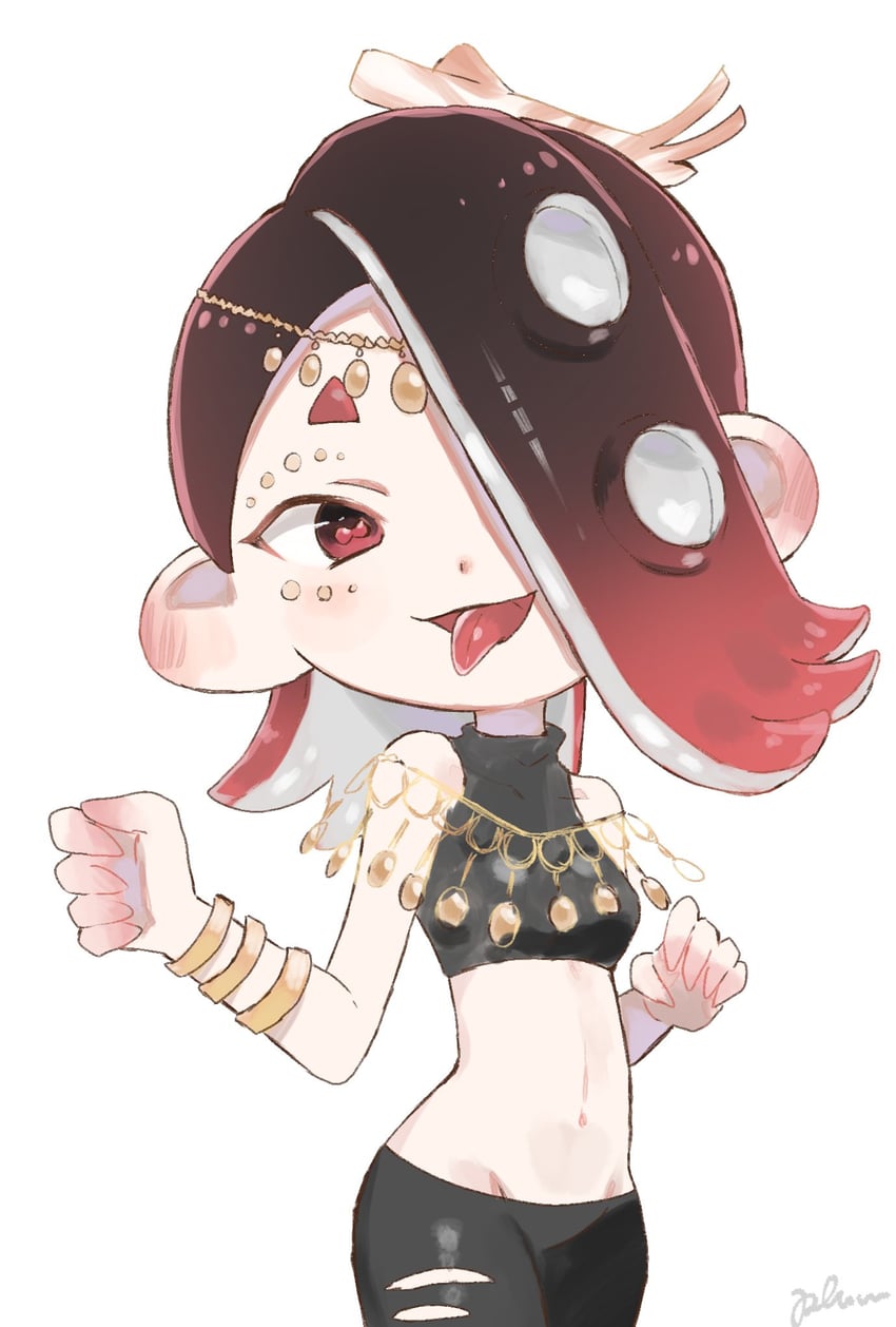 shiver and frye (splatoon and 1 more) drawn by plum0o0