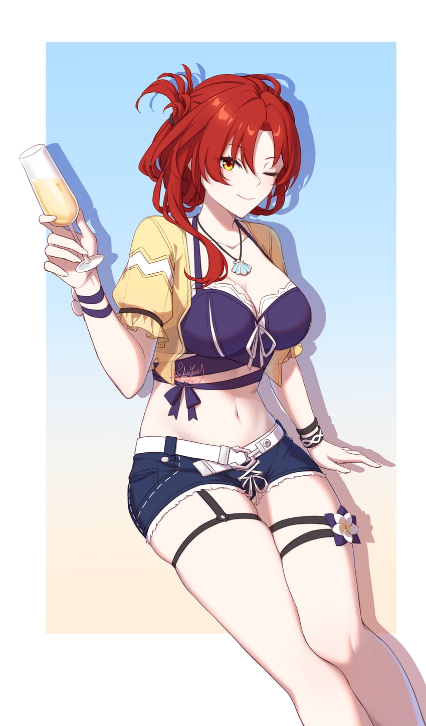 murata himeko (honkai and 1 more) drawn by luyue
