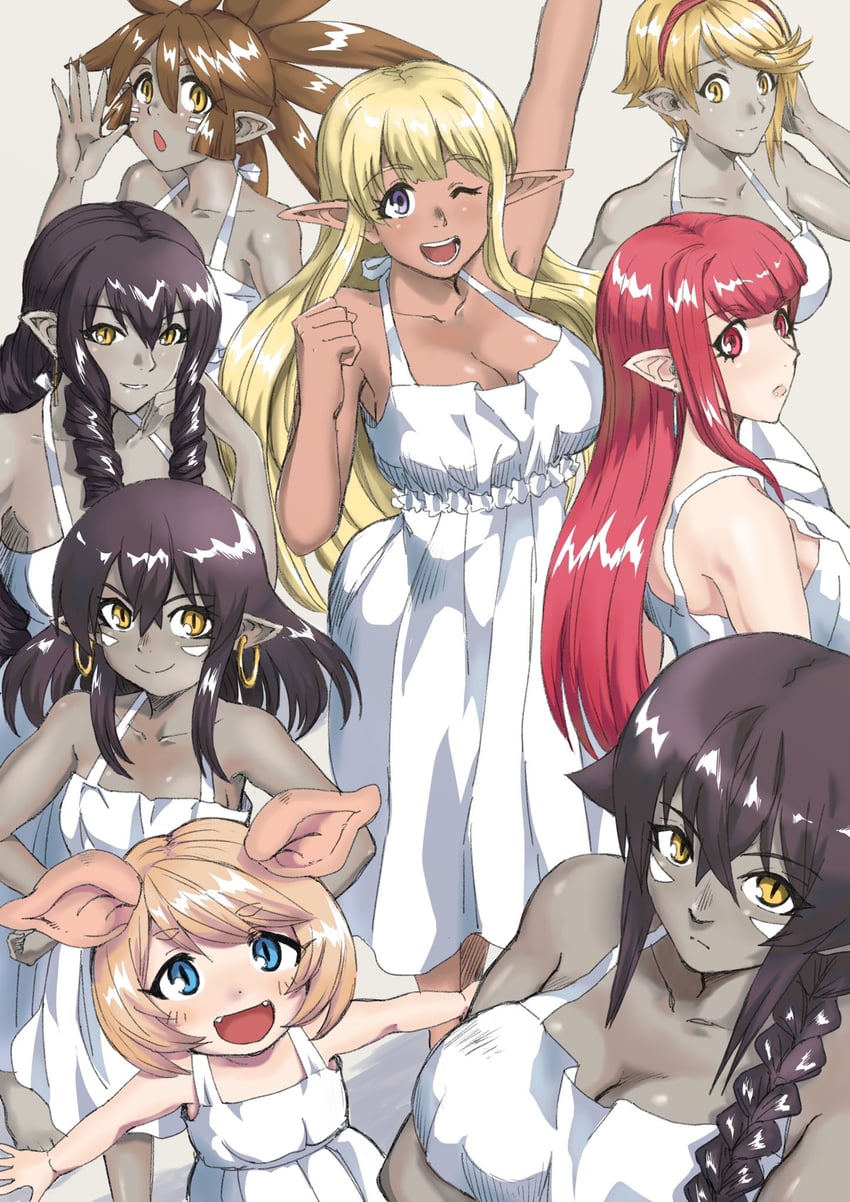basdia, zadiris, tarea, darcia, eleanora, and 3 more (yondome wa iya na shizokusei majutsushi)
