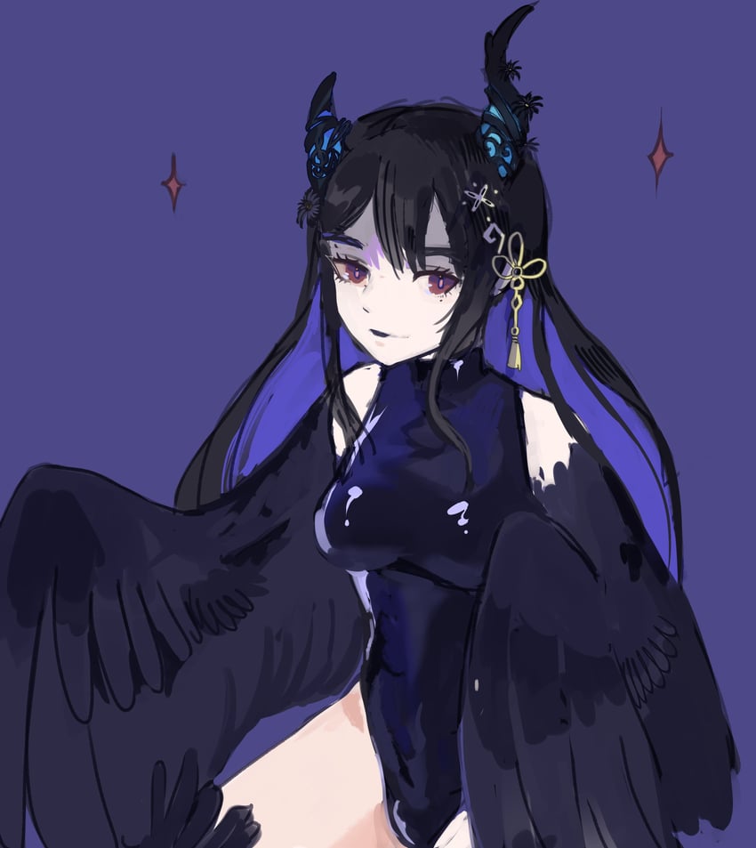 nerissa ravencroft (hololive and 1 more) drawn by unreal_fish