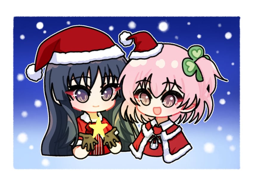 hitotsuyanagi riri and shirai yuyu (assault lily) drawn by yui_(yui1115_)