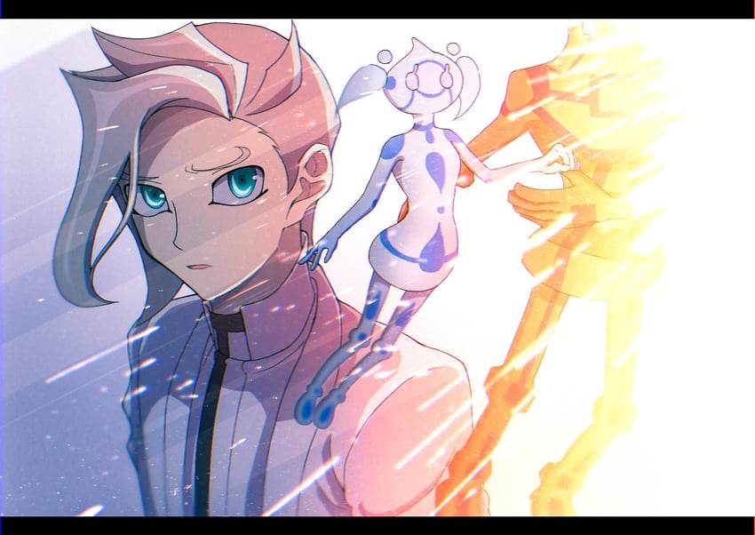 spectre, aqua, and earth (yu-gi-oh! and 1 more) drawn by atltax_00