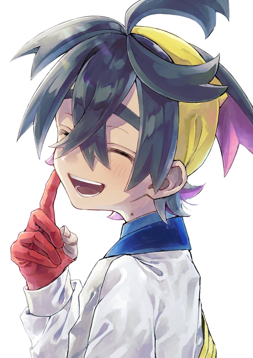 kieran (pokemon and 1 more) drawn by hnai_0