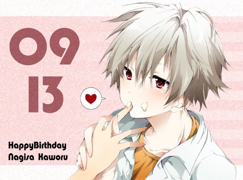 nagisa kaworu (neon genesis evangelion) drawn by shouno_kotarou