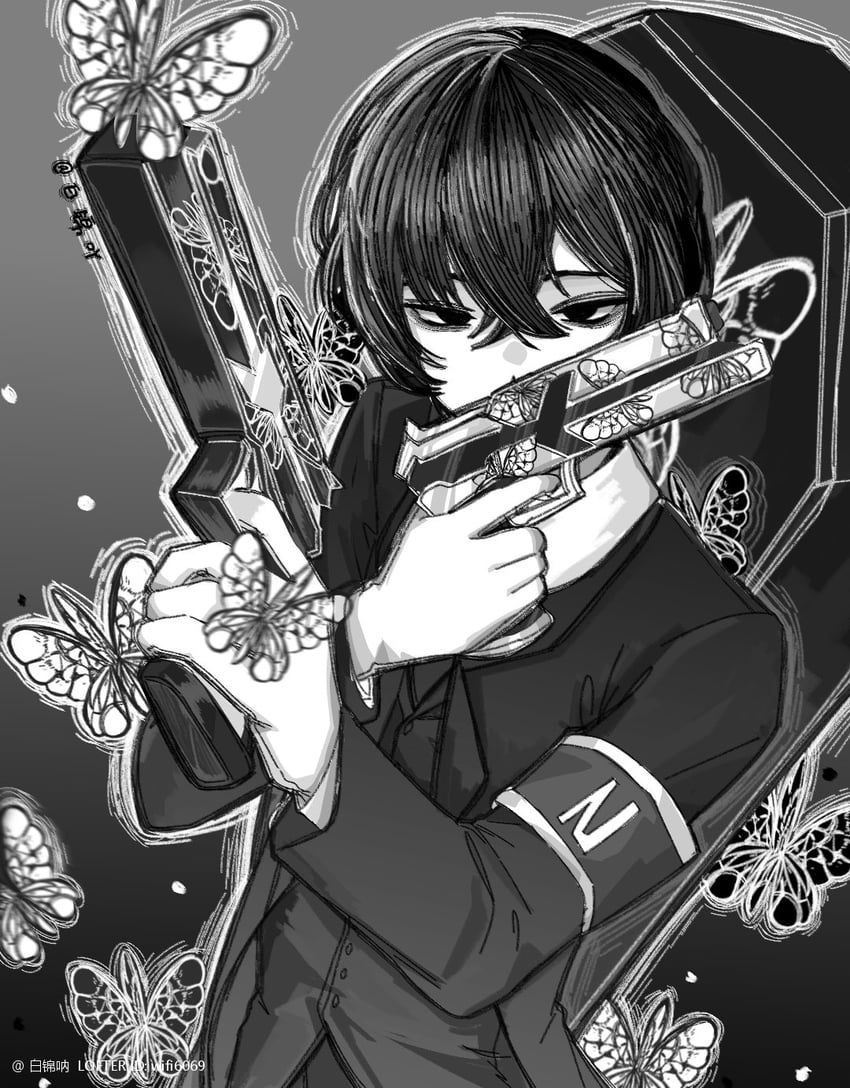 yi sang (project moon and 1 more) drawn by moqilengquan