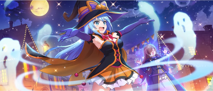 aqua and wiz (kono subarashii sekai ni shukufuku wo! and 1 more)