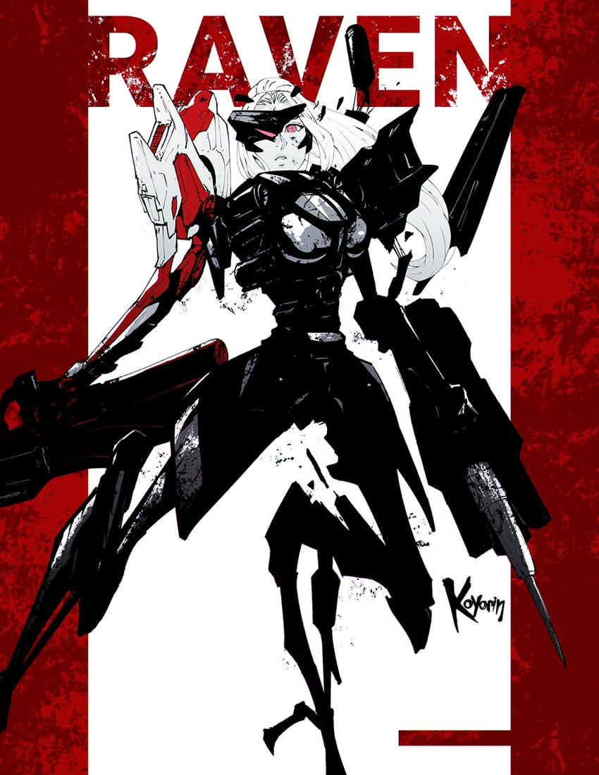 armored core and 1 more drawn by koyorin