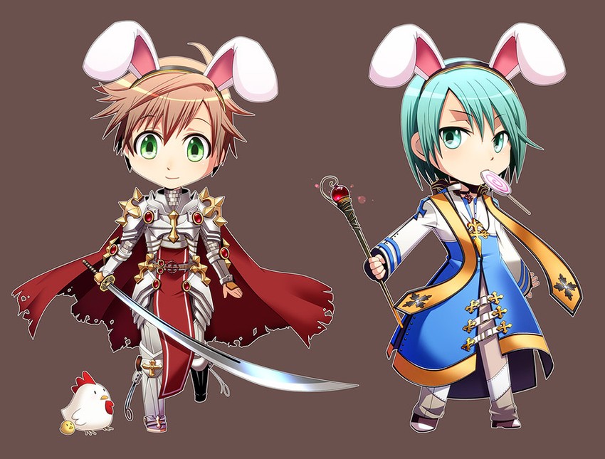 arch bishop and rune knight (ragnarok online) drawn by nip_sakazuki