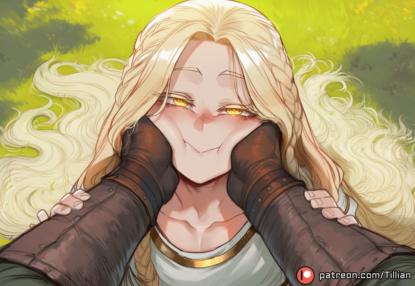 tarnished and miquella (elden ring and 1 more) drawn by tillian