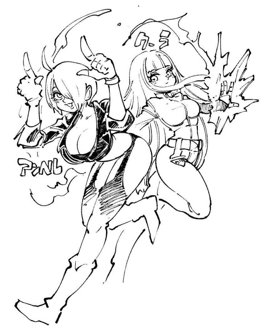angel and kula diamond (the king of fighters) drawn by takumi_watanuki