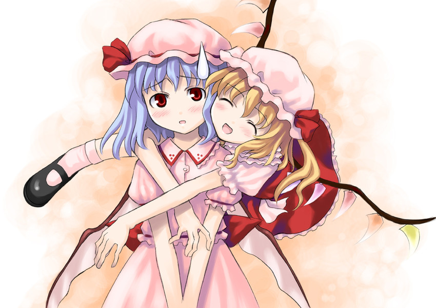 remilia scarlet and flandre scarlet (touhou) drawn by kagura_mizuki