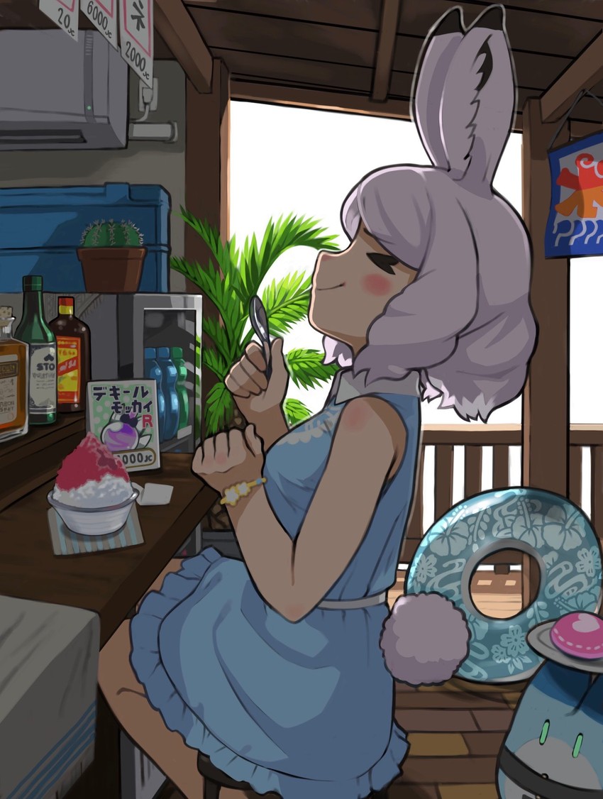lucky beast and arctic hare (kemono friends) drawn by rinx