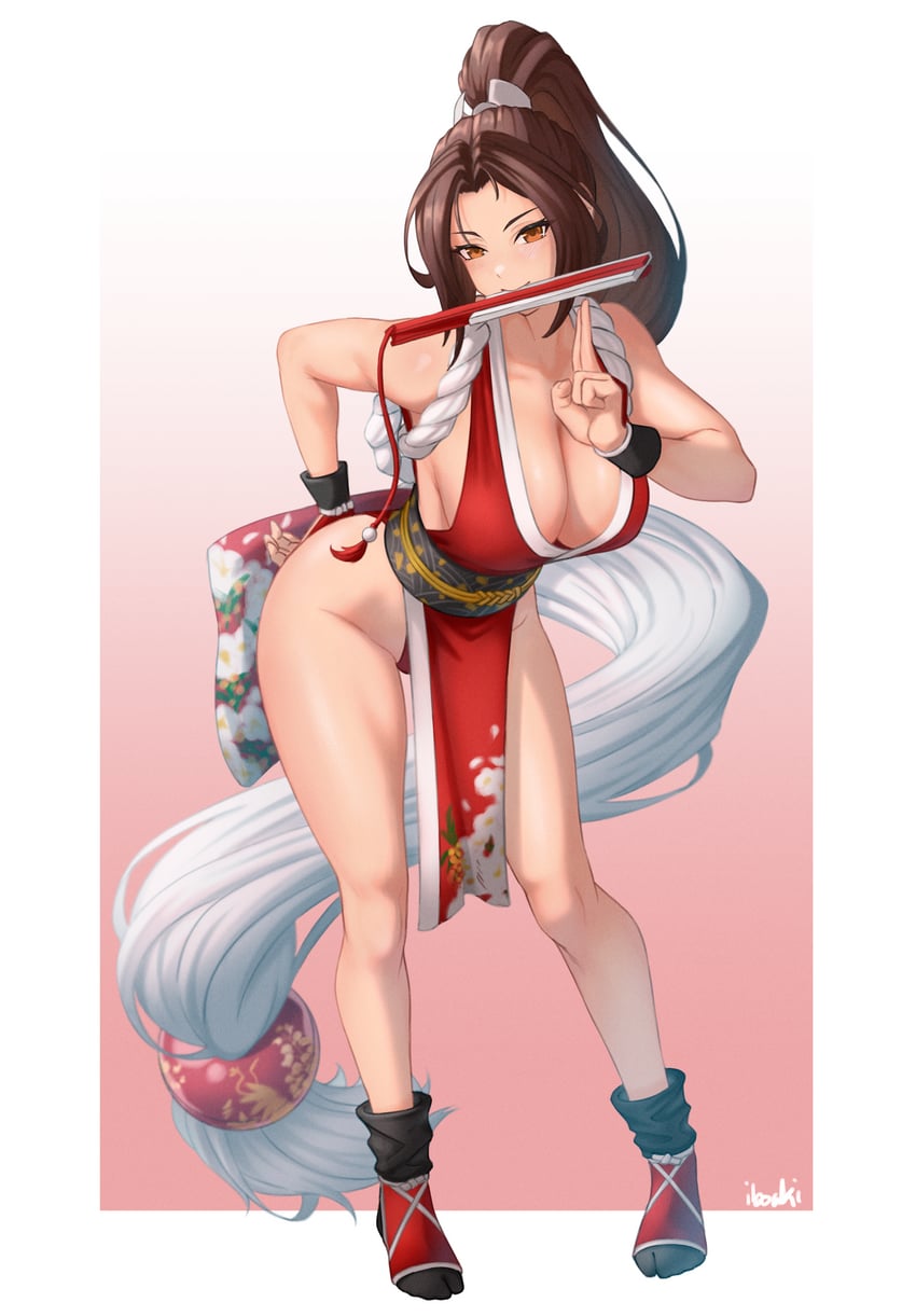 shiranui mai (street fighter and 3 more) drawn by ibouki