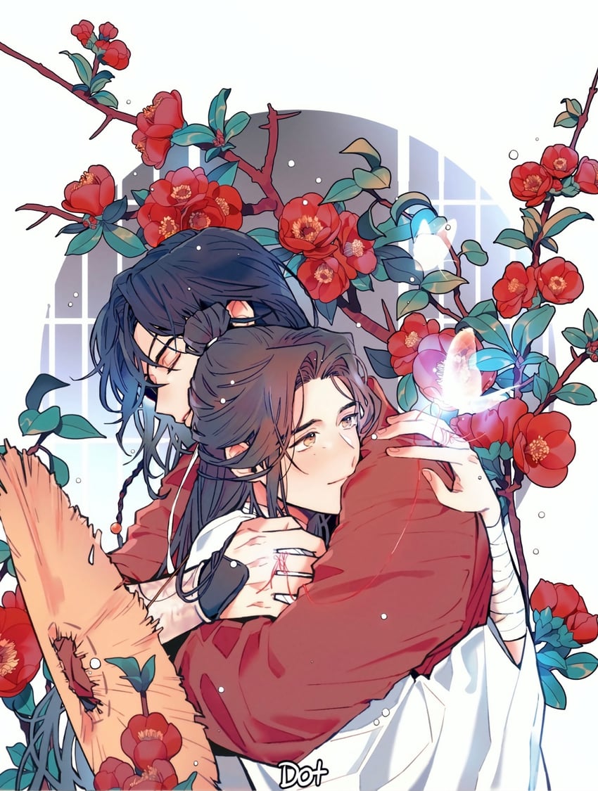 xie lian and hua cheng (tianguan cifu) drawn by to_dot