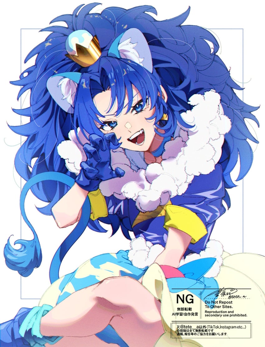 cure gelato (precure and 1 more) drawn by aoi_tete
