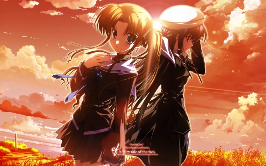 amamiya yuuko and hayama mizuki (ef) drawn by nanao_naru
