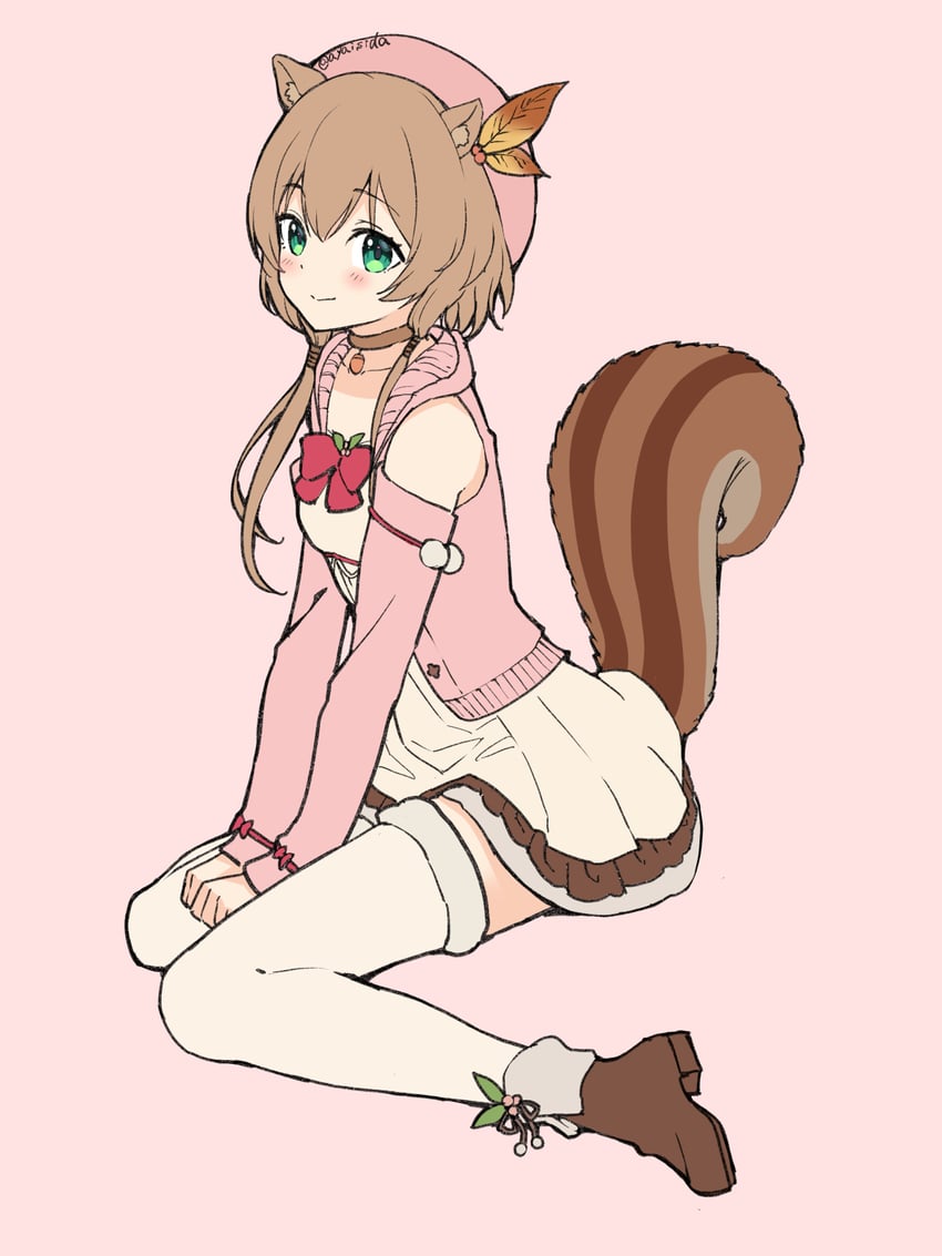 ayunda risu (hololive and 1 more) drawn by ishida_aya