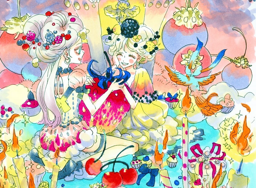 chocolat meilleure and vanilla mieux (sugar sugar rune) drawn by anno_moyoco