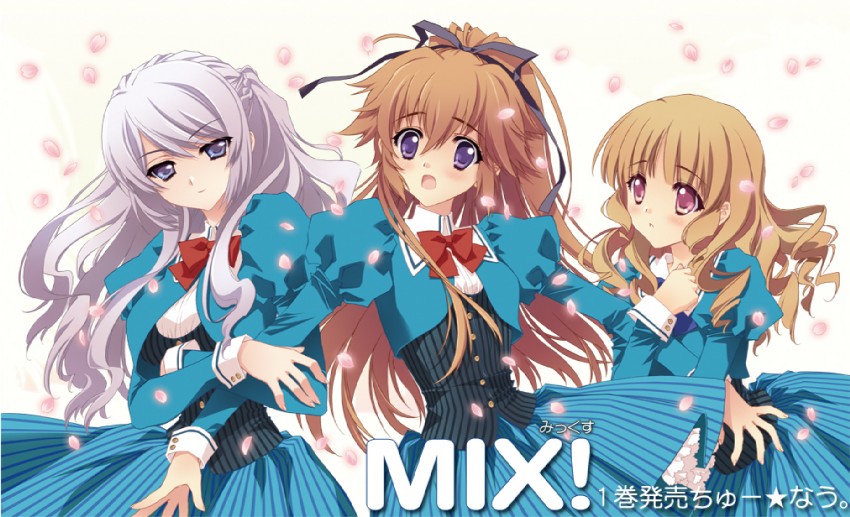 suwa ranmaru, hakuhouin ryouko, and saegusa kana (mix!) drawn by carnelian