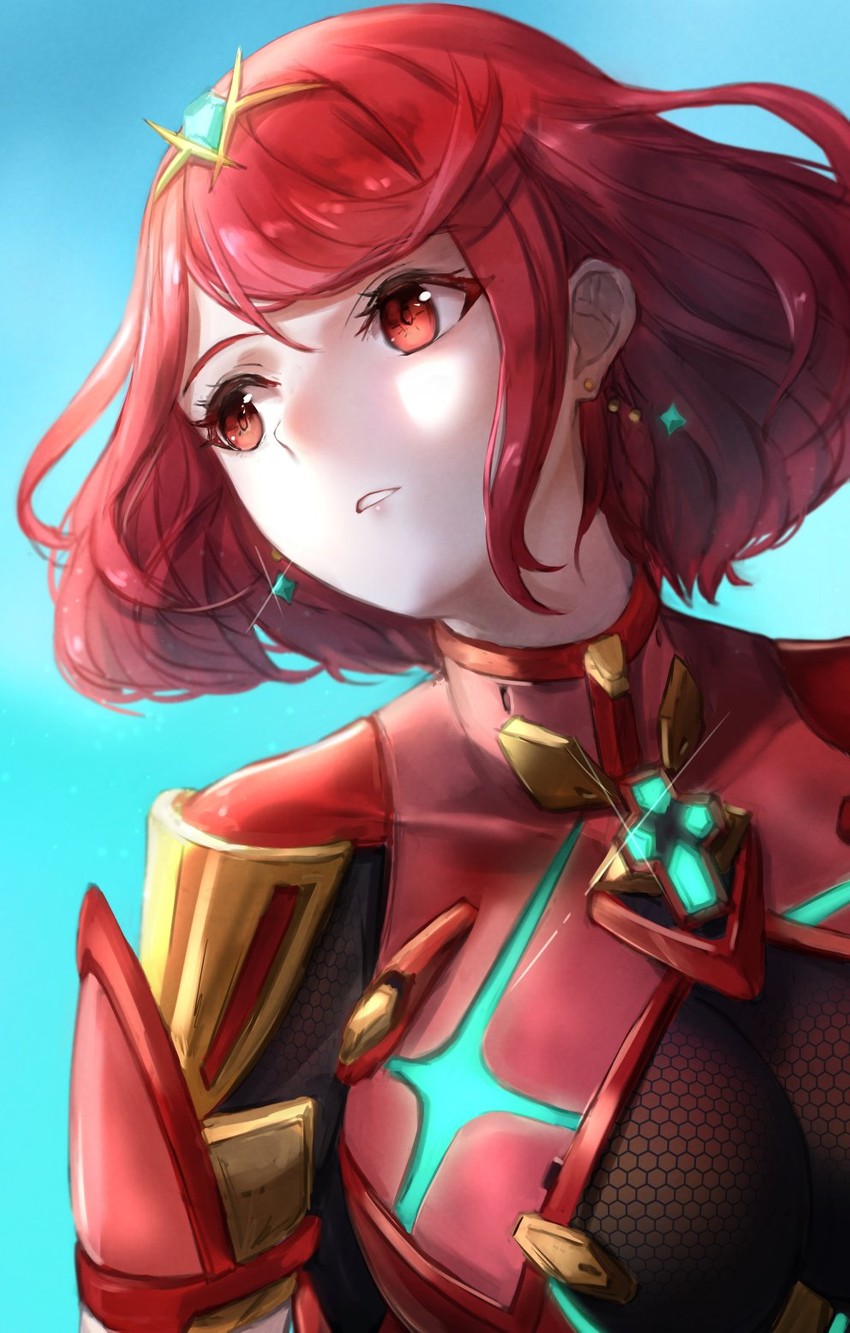 pyra (xenoblade chronicles and 1 more) drawn by ippers