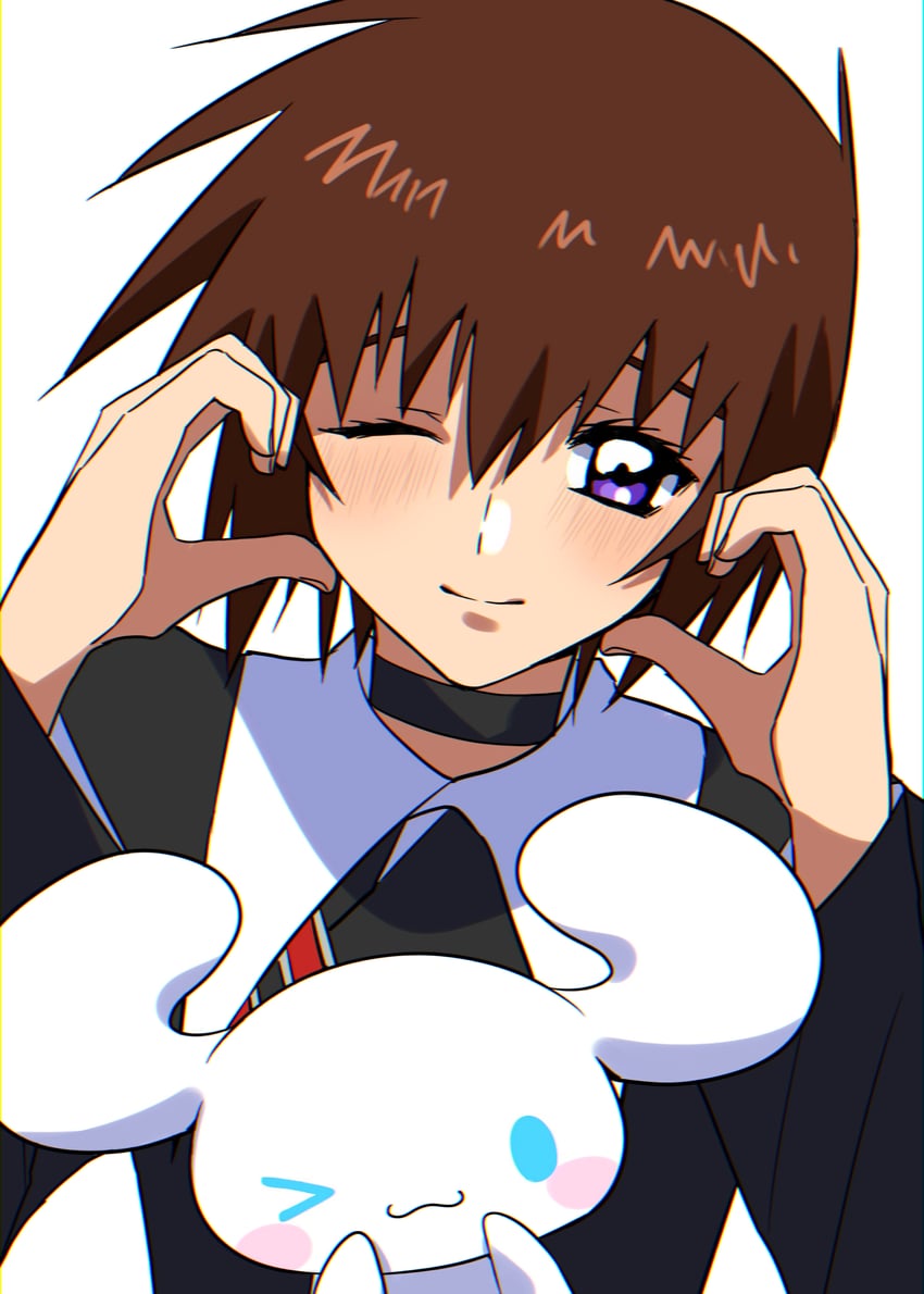 cinnamoroll and kira yamato (gundam and 4 more) drawn by rrrisyf