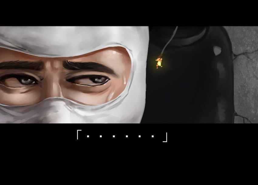 white bomberman (ninja gaiden and 1 more) drawn by okai