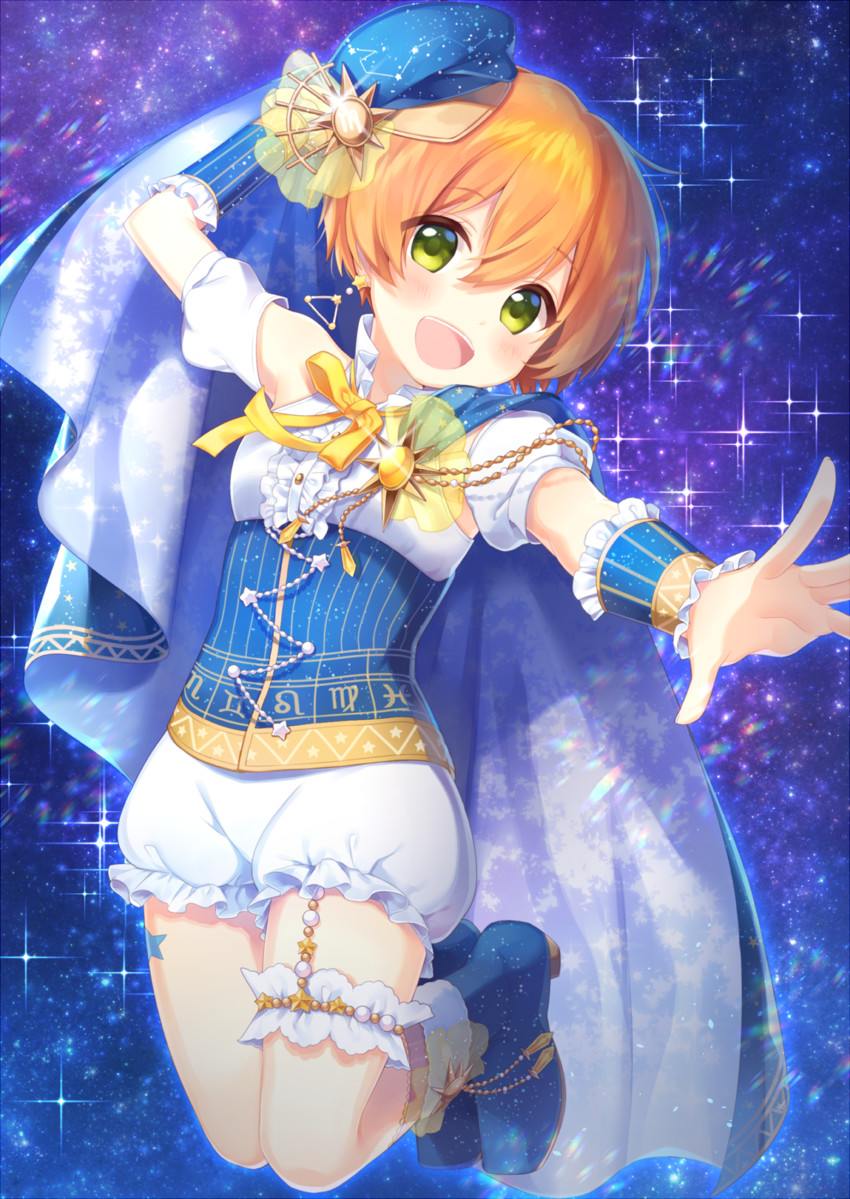 hoshizora rin (love live! and 2 more) drawn by komachi_pochi