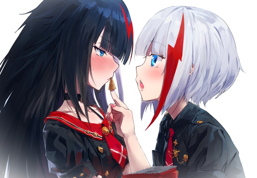 admiral graf spee and deutschland (azur lane) drawn by halfway