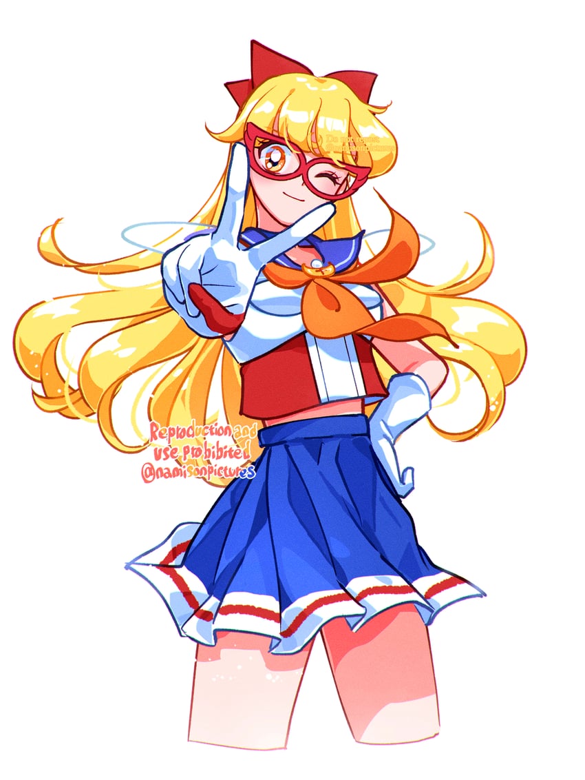 aino minako and sailor v (bishoujo senshi sailor moon and 1 more) drawn by namisonpictures