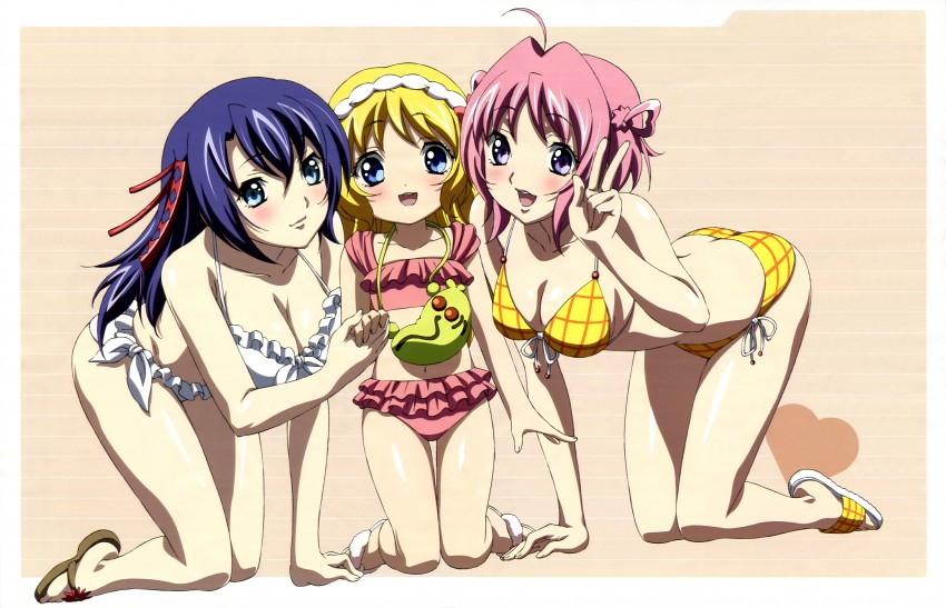 ascoeur, q-feuille, di-air, and tama (kiddy grade and 1 more) drawn by fuusuke_(fusuke208)